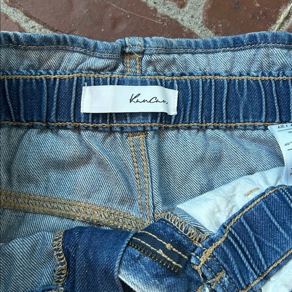 Kancan Paperbag High Waist Distressed Jeans - Picture 2 of 4